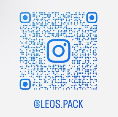 QR code to follow leos.pack on Instagram